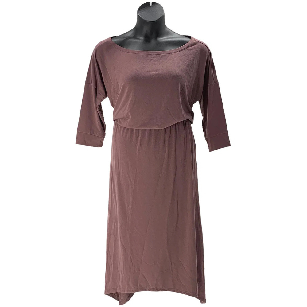 Brittany Humble B.E. Ready Dolman Sleeve Midi Dress Dusty Violet - Regular
